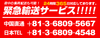 ハンドキャリー緊急輸送サービス